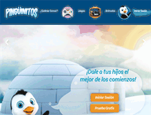 Tablet Screenshot of pinguinitos.com